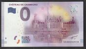 France 0 euro FRANCE - County 41 - CHAMBORD - CASTLE - 2016-1 - RADAR NUMBER 939 -
