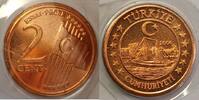 Turquie 2 Cents Türkiye - 2 CENT - 2004 - PROTOTYPE COIN -