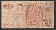 Maroc 20 Dirhams MOROCCO - PICK 67 a - 20 DIRHAMS - 1996 -