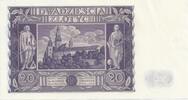 Pologne 20 Zlotych POLAND - PICK 77 - 20 ZLOTYCH - 11.11.1936 - XF -