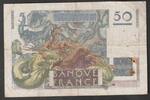 France 50 Francs FRANCE - PICK 127 - 50 FRANCS LE VERRIER - 01/02/1951 - N.176 -