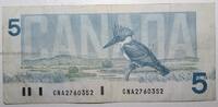 Canada 5 Dollars CANADA - Pick 95b - 5 Dollars 1986 - GNA2760352 -