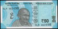 Inde 50 Rupees INDIA - PICK 111 - 50 RUPEES 2020 - UNDATE - WITHOUT LETTER -