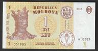 Moldavie 1 Leu MOLDOVA - PICK 21 - 1 LEU 2015 - STEFEN THE GREAT -