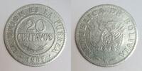 Bolivie 20 Centavos BOLIVIA - KM 203 - 20 CENTAVOS 1987 -