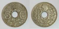 France 5 Centimes FRANCE - KM 875 - 5 CENTIMES 1936 - TYPE LINDAUER - Small Module -