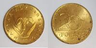 Hongrie 20 Forint HUNGARY - KM 696 - 20 FORINT 1995 - HUNGARIAN IRIS -