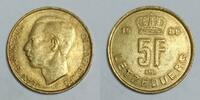 Luxembourg 5 Francs LUXEMBOURG - KM 65 - 5 FRANC 1990 - JEAN -