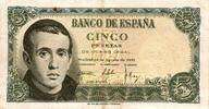 Espagne 5 Pesetas SPAIN - PICK 140a - 5 PESETAS - 16/08/1951 -