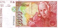Espagne 2.000 Pesetas copy of SPAIN - PICK 164 - 2000 PESETAS - 24/04/1992 (1996) -