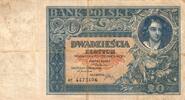 Pologne 20 Zlotych POLAND - PICK 73 - 20 ZLOTYCH - 20/06/1931 - TTB -