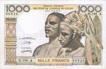 B.C.E.A.O 1.000 Francs WEST AFRICAN STATES - IE HOW - PICK 103 A n - 1.000 FRANCS (1980) -