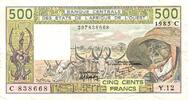 B.C.E.A.O 500 Francs WEST AFRICAN STATES - BURKINA FASO - PICK 306 C. i - 500 FRANCS 1985 - B C E A O - TTB PLUS -