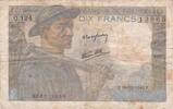 France 10 Francs FRANCE - F.08/16 - 10 Francs Miner - 19/12/1946 - Q.124 -