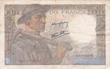 France 10 Francs FRANCE - F.08/17 - 10 Francs Miner - 09/01/1947 - W.131 -