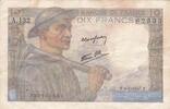 France 10 Francs FRANCE - F.08/17 - 10 Francs Miner - 09/01/1947 - A.132 -