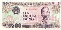Viet Nam 2.000 Dong VIETNAM - PICK 107 a - 2.000 DONG - 1988 -