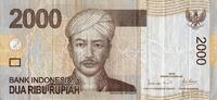 Indonésie 2 000 Rupiah INDONESIA - PICK 148 a - 2.000 RUPIAH - 2009/2016 -