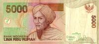 Indonésie 5.000 Rupiah INDONESIA - PICK 142 m - 5.000 RUPIAH - 2001/2013... 2,50 EUR  plus 7,50 EUR verzending
