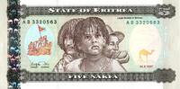 Erythrée 5 Nafka ERITREA - PICK 2 - 5 NAKFA - 24/05/1997 -