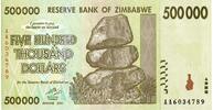 Zimbabwe 500.000 dollars ZIMBABWE - PICK 76 a - 500.000 DOLLARS - 05/11/2008 -