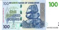 Zimbabwe 100 Dollars ZIMBABWE - PICK 69 - 100 DOLLARS - 2007 (01/08/2008) -