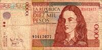Colombie 10.000 Pesos COLOMBIA - PICK 453 f - 10.000 PESOS - 09/06/2003 -
