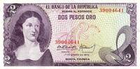 Colombie 2 Pesos COLOMBIA - PICK 413 a - 2 PESOS ORO - 01/01/1973 -