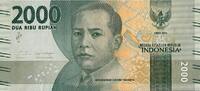 Indonésie 2 000 Rupiah INDONESIA - PICK 155 - 2.000 RUPIAH - 2016 -
