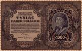 Pologne 1.000 Marek POLAND - PICK 29 - 1000 MAREK - 23/08/1919 -