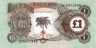 Biafra 1 Pound BIAFRA - PICK 5 - 1 POUND - UNDATED - 1968/69 -