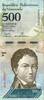 Venezuela 500 Bolivares VENEZUELA - PICK 94 b - 500 BOLIVARES - 03/23/2017 - FRANCISCO DE MIRANDO - DOLPHINS -
