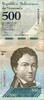 Venezuela 500 Bolivares VENEZUELA - PICK 94 a - 500 BOLIVARES - 18/08/2016 - FRANCISCO DE MIRANDO - DOLPHINS -