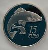 Irlande 15 Euro IRELAND - 15 EURO - 2011 - SALMON - HARP -