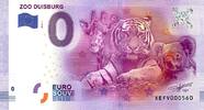 Allemagne 0 euro GERMANY - 0 EURO - DUISBURG ZOO - 2016-1 - GIRAFFE - TIGER - KOALA -