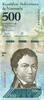 Venezuela 500 Bolivares VENEZUELA - PICK 94 b - 500 BOLIVARES - 03/23/2017 - FRANCISCO DE MIRANDO - DOLPHINS -