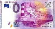 France 0 euro FRANCE - County 17 - LA COTINIERE - OLÉRON ISLAND - 2015-1 - Chassiron lighthouse and Fort Boyard -