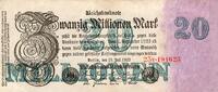 Allemagne 20 Millionen Mark GERMANY - PICK 97 b - 20 MILLIONEN MARK - 25/07/1923 -