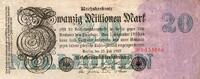 Allemagne 20 Millionen Mark GERMANY - PICK 97 a - 20 MILLIONEN MARK - 25/07/1923 -