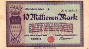 Allemagne 10 Millionen mark GERMANY - STADT KÖLN - RHEINLAND - 10 Millionen MARK - 08/09/1923 - series b -
