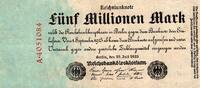 Allemagne 5 Millionen Mark GERMANY - PICK 95 - 5 MILLIONEN MARK - 25/07/1923 -