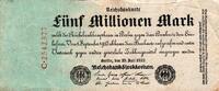 Allemagne 5 Millionen Mark GERMANY - PICK 95 - 5 MILLIONEN MARK - 25/07/1923 -