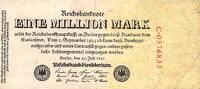 Allemagne 1 Million Mark GERMANY - PICK 94 - 1 MILLION MARK - 25/07/1923 -