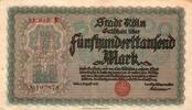 Allemagne 500.000 Mark GERMANY - NOTGELD - STADT KÖLN - 500.000 MARK - 01/08/1923 - SERIES F -