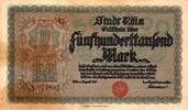 Allemagne 500.000 Mark GERMANY - NOTGELD - STADT KÖLN - 500.000 MARK - 01/08/1923 - SERIES C -