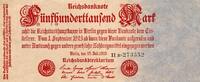 Allemagne 500.000 Mark GERMANY - PICK 92 - 50.000 MARK - 25/07/1923 -