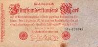 Allemagne 500.000 Mark GERMANY - PICK 92 - 50.000 MARK - 25/07/1923 -