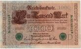 Allemagne 1.000 Mark GERMANY - PICK 45 b - 1000 MARK - 21/4/1910 -