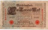 Allemagne 1.000 Mark GERMANY - PICK 44 b - 1000 MARK - 21/4/1910 -