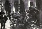 France 75 - PARIS - RODIN MUSEUM - RODIN IN A HORSE-DRAWN CARRIAGE IN PRAGUE - 1902 - PHOTOGRAPH BRUNER-DVORAK -